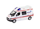 Rappa Ambulanza In Metallo - Auto Con Suoni E Luci