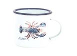 Tazza Smaltata Aragosta Bianca 5X5 - Batela