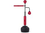 Allenatore Di Velocità Per La Boxe - Sacco Da Boxe Con Supporto - Set Di Sacchi Da Boxe Autoportanti Regolabili In Altezza Per Ragazzi E Adulti - Set Di Sacchi Da Boxe Con Guanti - Sacco Da Boxe Per Un Allenamento Efficace - Rosso