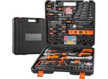 Set Di Attrezzi Da 216 Pezzi - Valigetta Per Attrezzi Manuali - Set Di Attrezzi Per La Casa - Attrezzi Professionali Per Gli Amanti Del Fai Da Te - Perfetto Per I Progetti Di Bricolage