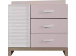 Cassettiera Per Bambini Cassettiera Per Cameretta Per Bambini Scaffale In Legno Rosa Moderno Nuovo