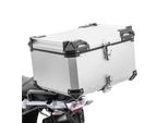 Moto Alluminio Top Case Bagtecs XB85 Alluminio Universale 85 Litri Argento