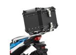 Bauletto Moto Alluminio Bagtecs XB45 Alluminio Universale 45 Litri Nero