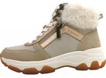 Stivali Stringati Bagatt Yuki Da Donna In Beige, Misura 36