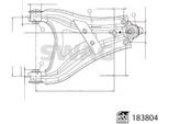 Swag 33 10 9220 Braccio Trasversale Anteriore Destro Per Renault Captur (J5, H5)
