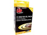Tintes KāRtridžS Uprint Canon PGI-550/CLI-551 Multipaka 3584770882914