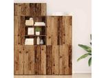 Vidaxl Credenza In Legno Di Recupero 40 X 42,5 X 185 Cm Materiale A Base Di Legno