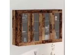 Vidaxl Armadi A Muro 2 Pezzi In Legno Di Recupero 69,5 X 34 X 90 Cm