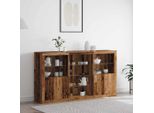 Maison Exclusive - Madia Led Legno Vecchio 181,5 X 37 X 100 Cm Legno Multistrato