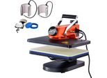 Stampa Di Calore Macchina 12X15 Pollici 6In1 Sublimazione Trasferimento T-Shirt