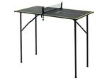Tischtennisplatte JOOLA JOOLA Tischtennisplatte Mini dark-grey, grün (dunkelgrau, limette), TischtennisplattenB:45cm H:76cm L:90cm, B:45cm H:76cm L:90cm