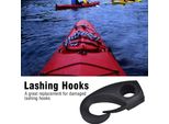 Accessori Per Canoe - Set Di 6 Ganci Di Tensione In Nylon Per Kayak E Imbarcazioni, Ideali Per Fissare L'attrezzatura Per Gli Sport Acquatici