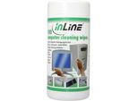 Inline® Salviette Detergenti Salviettine Umidificate Per Computer, 100 Pezzi