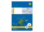 Staufen® Style 040516007 Heft LIN7 - A5, 16 Blatt, 80 G/Qm, Kariert