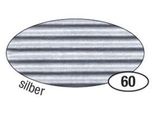 Folia 741060 Cartone Ondulato 50 X 70 Cm Argento