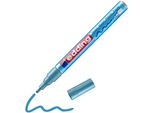 Edding 751-9-070 751 Pennarello Lucido Creativo - 1 - 2 Mm, Blu Chiaro Metallizzato