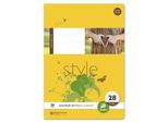 Staufen® Style 040432028 Heft LIN28 - A4, 32 Blatt, 90 G/Qm, Kariert Mit Randlinien