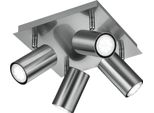 Trio Lampada Da Superficie 4X35W Hv Ni Mt GU10 IP20