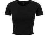 Build Your Brand BY042 | T-Shirt Da Donna / Maglia Singola / Taglio Corto - Colore: Nero - Taglia: Xs