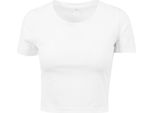 Build Your Brand BY042 | T-Shirt Da Donna / Maglia Singola / Taglio Corto - Colore: Bianco - Taglia: Xs