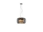 Lampadario In Cristallo D'argento Vapore Di Trio 311210506