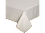 Eurofirany | Tovaglia - 140 X 220 Cm - Tovaglia Color Crema Con Ricamo - Elegante