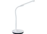 Trio-Leuchten Lampada Da Tavolo Polo Bh 16,40X41 Cm Bianco Lampada Da Tavolo A Morsetto