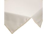 Eurofirany | Tovaglia - 85 X 85 Cm - Tovaglia Color Crema Con Ricamo - Liscia