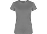 X.O By Promodoro 1505 | Maglietta Girocollo Da Donna, Cotone Pettinato - Colore: Grigio Acciaio (Tinta Unita) - Taglia: S