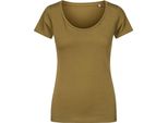 X.O By Promodoro 1545 | Maglietta Da Donna In Cotone Pettinato - Colore: Olive - Taglia: M