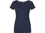 X.O By Promodoro 1545 | Maglietta Da Donna A Girocollo, Cotone Pettinato - Colore: French Navy - Taglia: M
