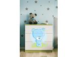 Cassettiera Per Bambini Bluebear Nel Colore Verde Babydreams