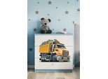 Cassettiera Per Bambini Camion Nel Colore Blu Babydreams