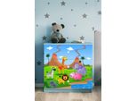 Cassettiera Per Bambini Safari Nel Colore Blu Babydreams