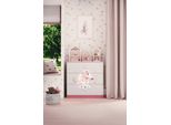 Cassettiera Per Bambini Con Cavallo A Cassetti Nel Colore Rosa Babydreams