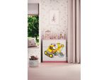 Cassettiera Per Bambini Excavator Nel Colore Rosa Babydreams