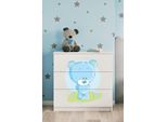 Cassettiera Per Bambini Bluebear Nel Colore Bianco Babydreams