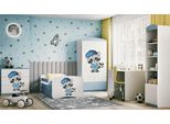 Cassettiera Per Bambini Procione Nel Colore Blu Babydreams