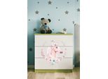 Cassettiera Per Bambini Cavallo Nel Colore Verde Babydreams