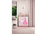 Cassettiera Per Bambini Cavallo Principessa Nel Colore Rosa Babydreams