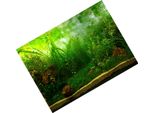 Poster Per Acquario - Poster Di Sfondo Per Acquario In Stile Erba D'acqua Carta Decorativa Adesiva In Pvc (122 * 50 Cm)
