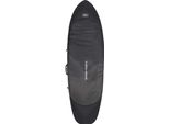Ocean & Earth Double Cor_X Fish Shortboard 6´0´ Surfbrett-HüLle Schwarz Schwarz Taglia Unica
