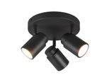 Angelo Lampada Da Soffitto Per Bagno Nera Trio 880430332