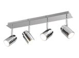 Angelo Lampada Da Soffitto Per Bagno Argento Trio 880400406