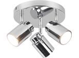 Angelo Lampada Da Soffitto Per Bagno Argento Trio 880430306