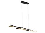 Lampada A Sospensione Led Blaze Oro Di Trio 341210308