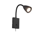 Lampada Da Parete Wanda Nero Trio 202670132