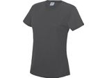 Just Cool JC005 | Girlie Cool Sport T-Shirt + Wrap Certificata - Colore: Charcoal (Solid) - Taglia: M