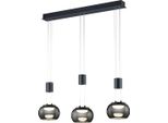 Lampadario Led Madison Nero Trio 342010332