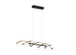 Lampada A Sospensione Led Sequence Oro Trio 341810208